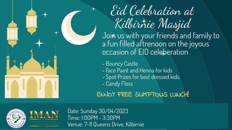 Eidul Fitr Celebration at Wellington Islamic Centre Kilbirnie